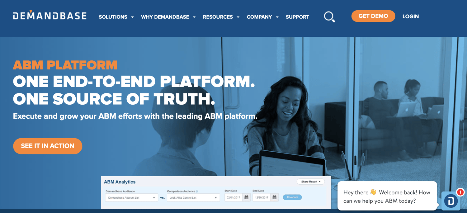 demandbase acount based marketing platform